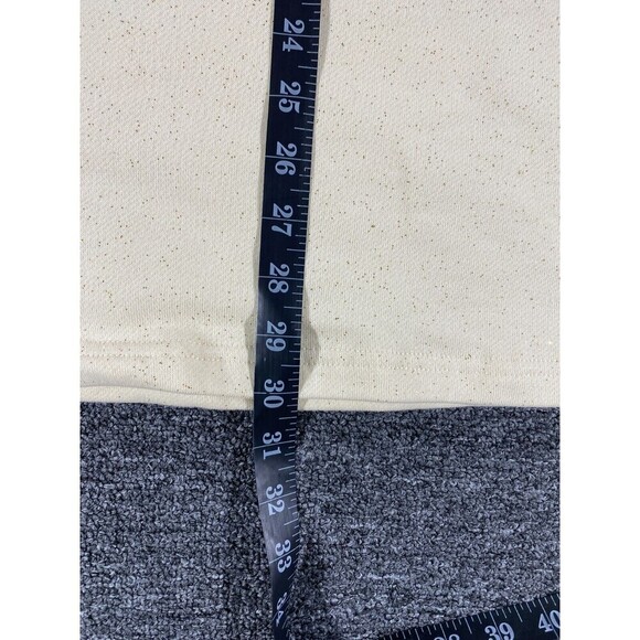 Spirit Jersey Sweater Adult 2XL XXL Beige Disney Mickey Santa Sequined Holiday - Picture 7 of 16